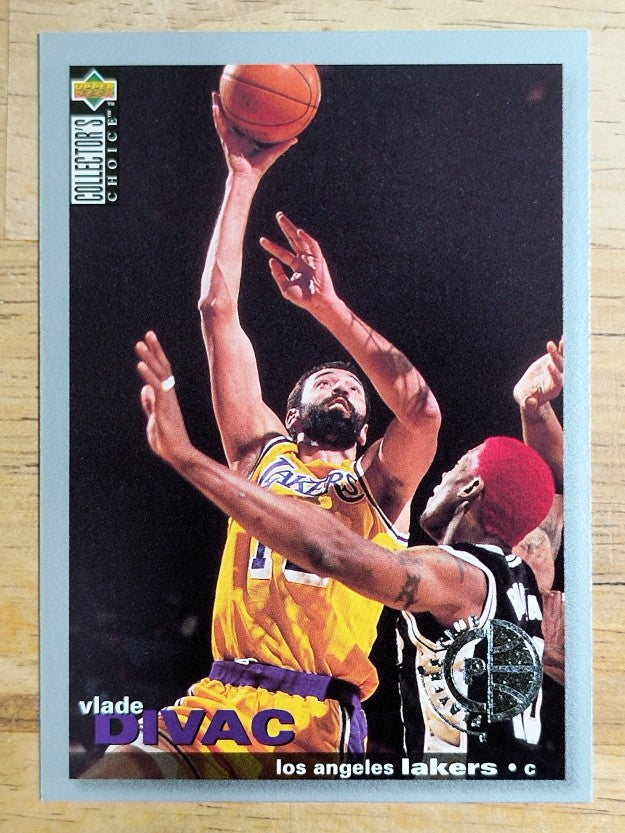 1995-96 Collector's Choice Player's Club #47 Vlade Divac