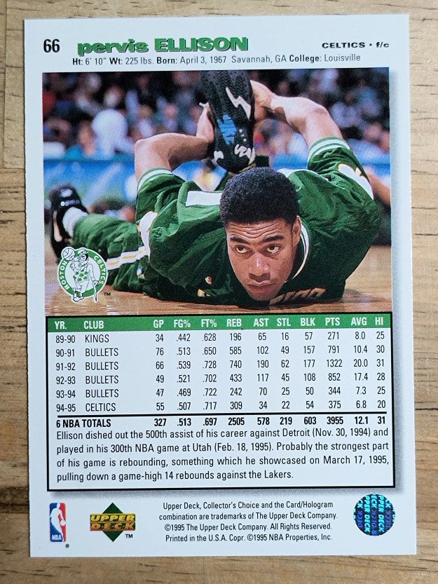 1995-96 Collector's Choice Player's Club #66 Pervis Ellison