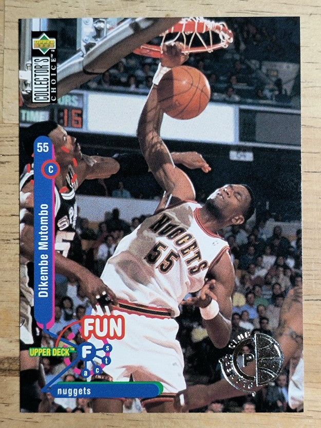 1995-96 Collector's Choice Player's Club #172 Dikembe Mutombo FF