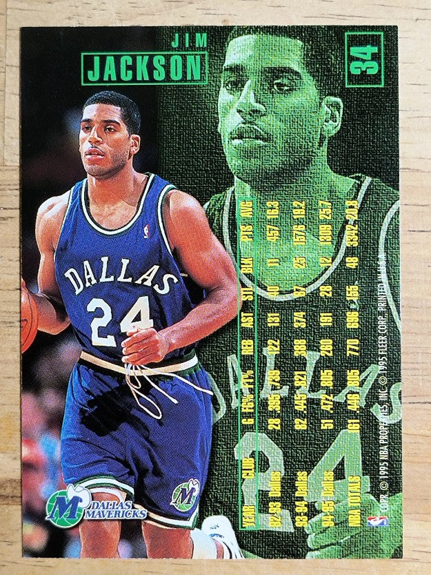 1995-96 Fleer #34 Jim Jackson