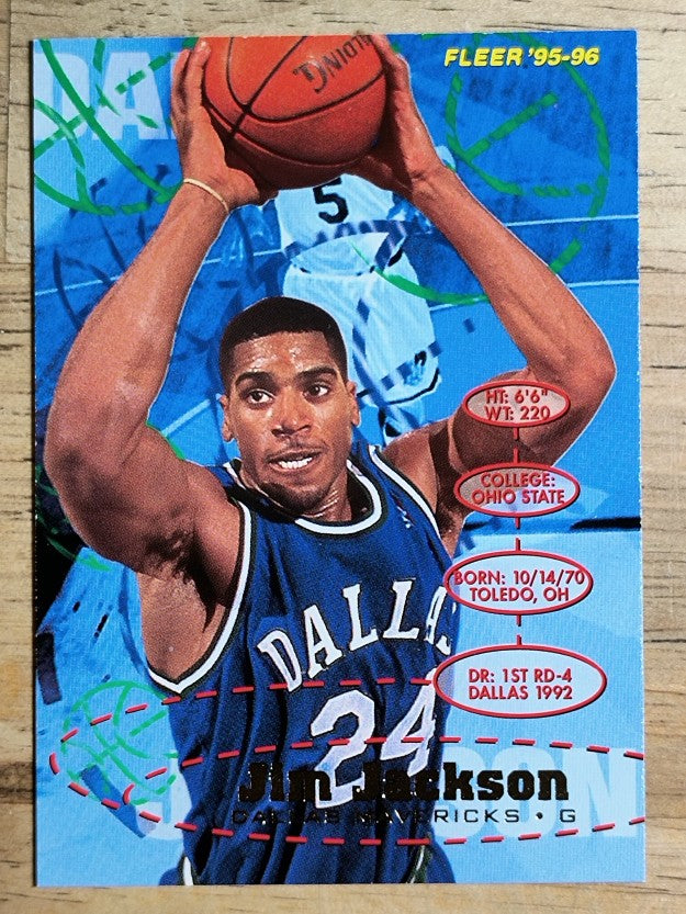 1995-96 Fleer #34 Jim Jackson