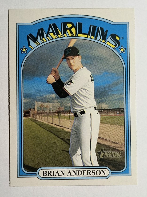2021 Topps Heritage #78 Brian Anderson