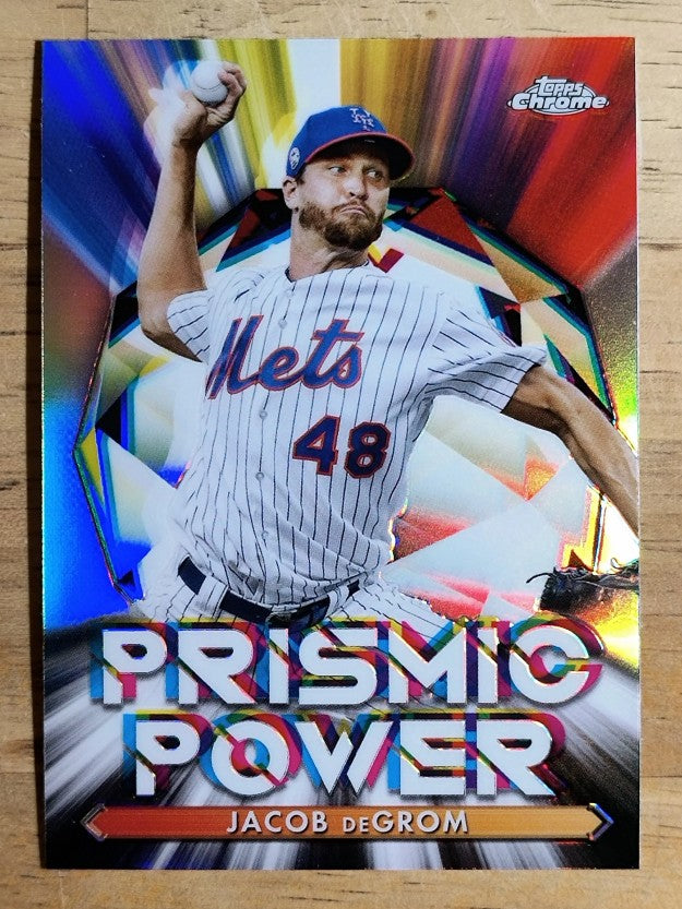 2021 Topps Chrome Prismic Power #PP1 Jacob deGrom