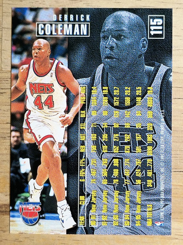 1995-96 Fleer #115 Derrick Coleman