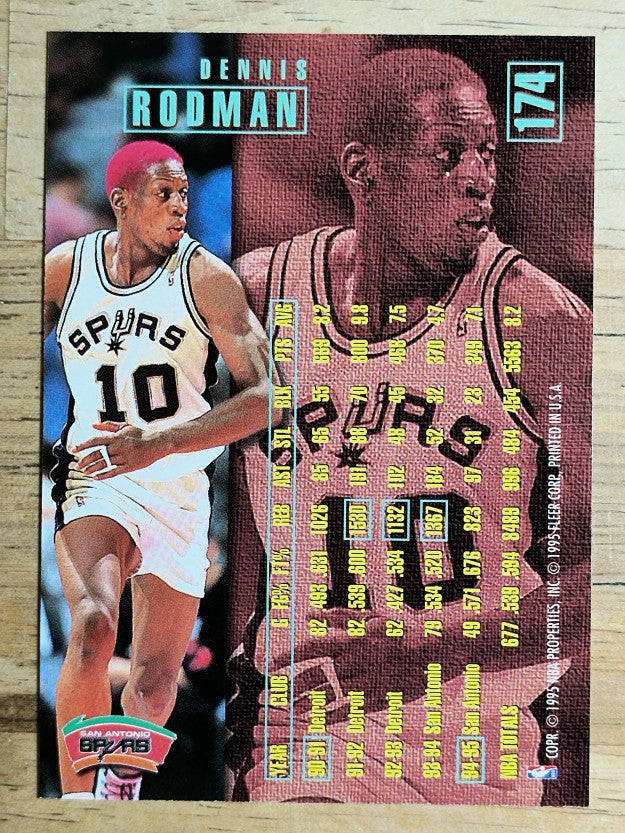 1995-96 Fleer #174 Dennis Rodman