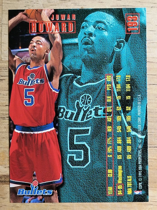 1995-96 Fleer #193 Juwan Howard