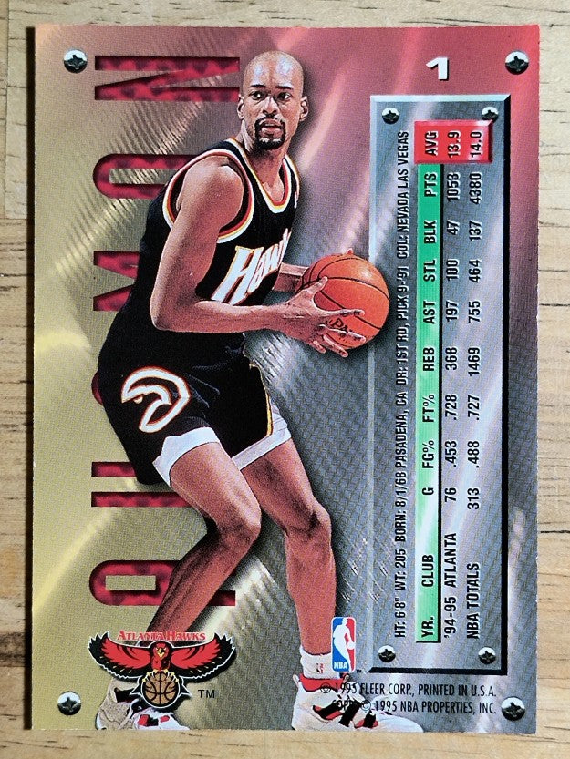1995-96 Metal #1 Stacey Augmon