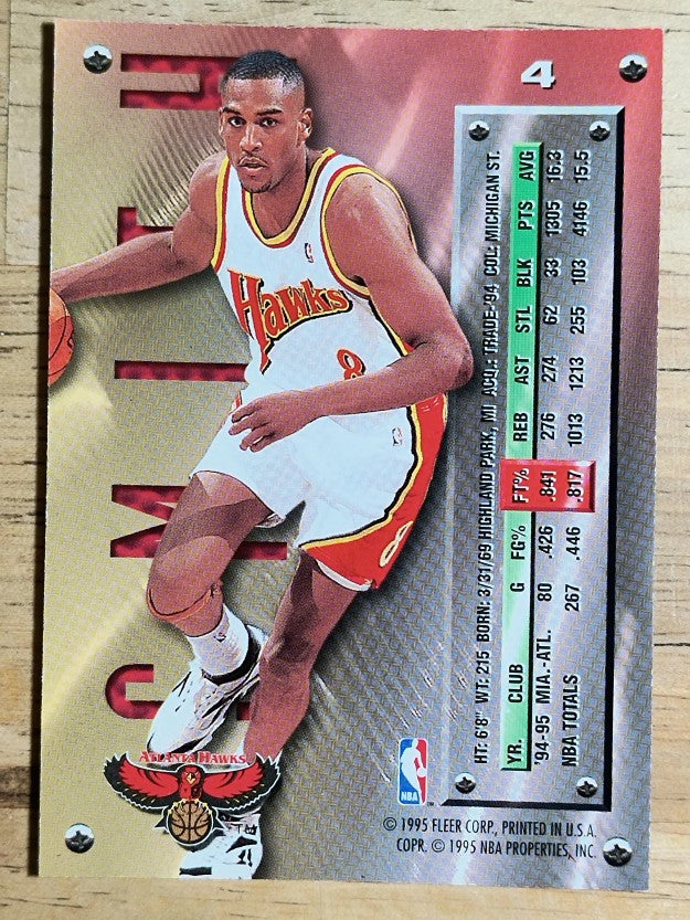 1995-96 Metal #4 Steve Smith