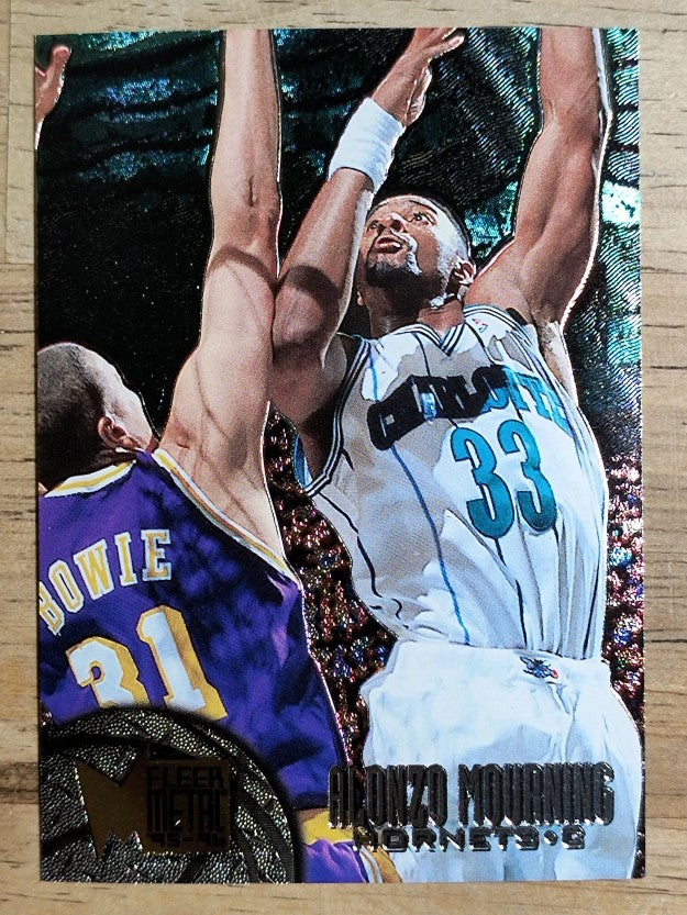 1995-96 Metal #12 Alonzo Mourning