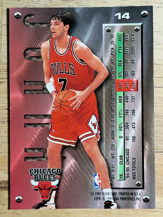 1995-96 Metal #14 Toni Kukoc