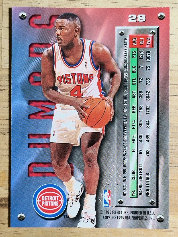 1995-96 Metal #28 Joe Dumars