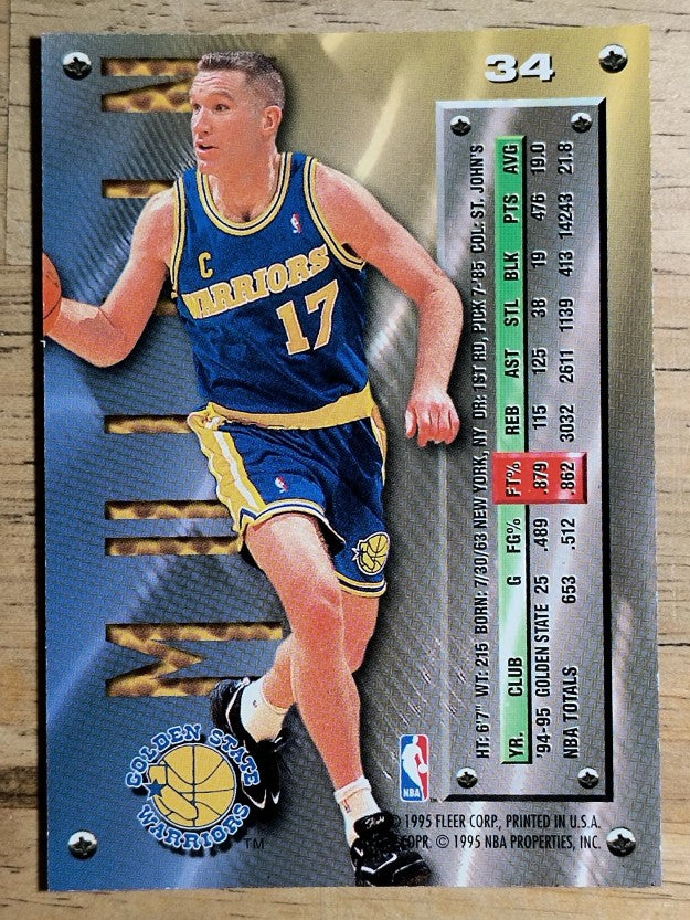 1995-96 Metal #34 Chris Mullin