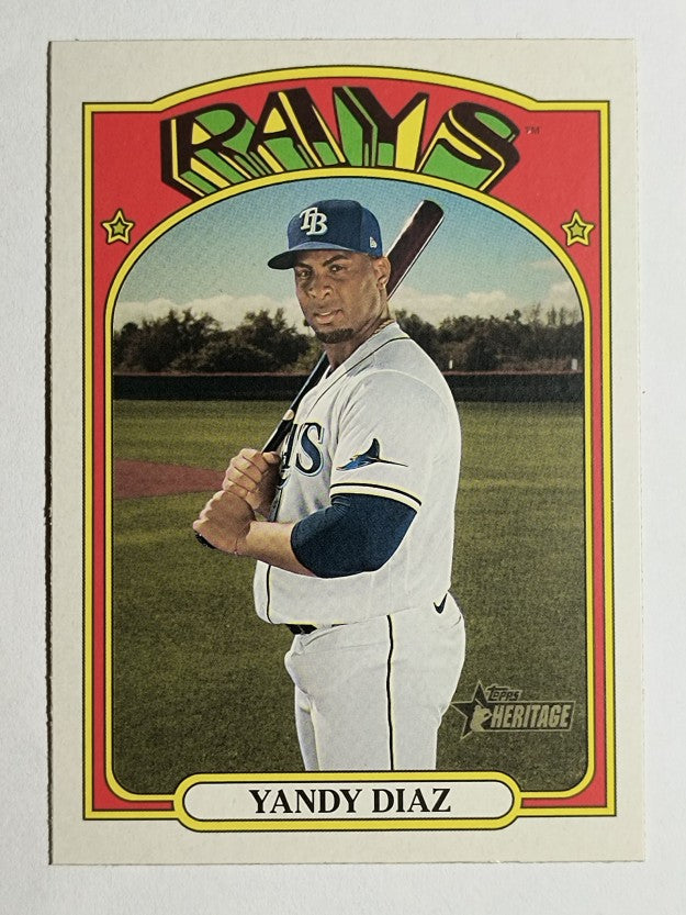 2021 Topps Heritage #84 Yandy Diaz