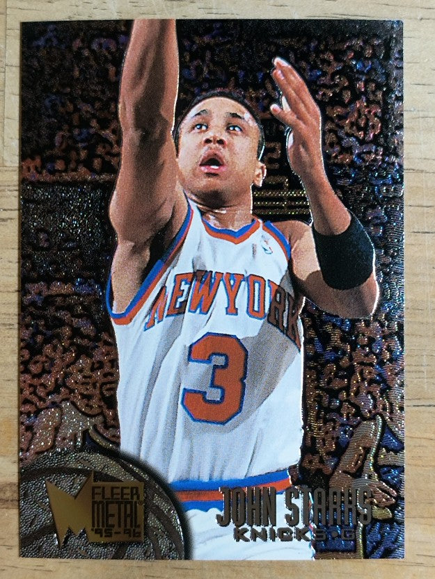 1995-96 Metal #74 John Starks