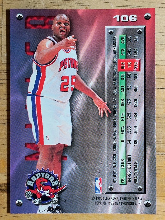 1995-96 Metal #106 Oliver Miller
