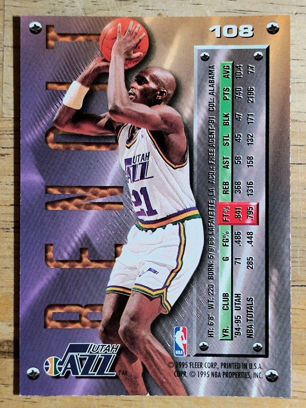 1995-96 Metal #108 David Benoit