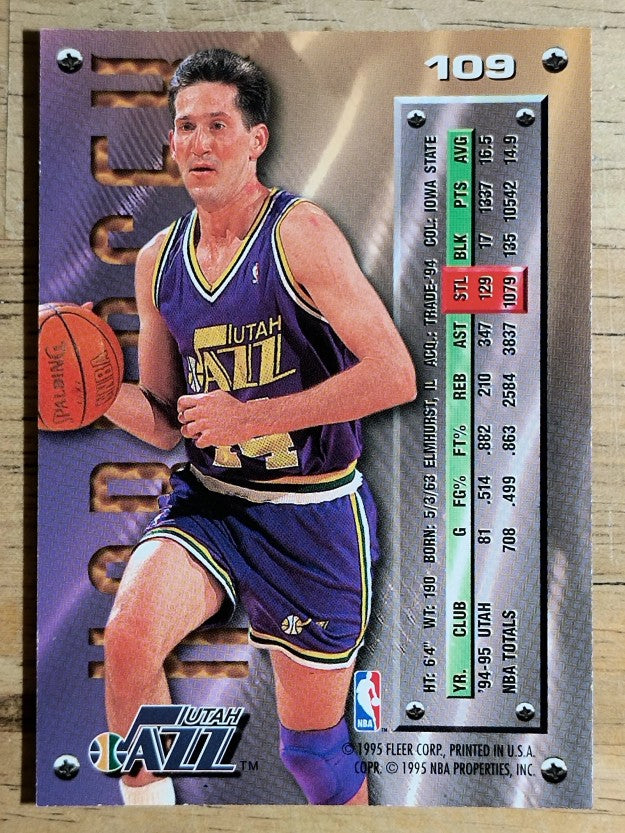 1995-96 Metal #109 Jeff Hornacek