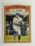 2021 Topps Heritage #140 Kyle Schwarber IA