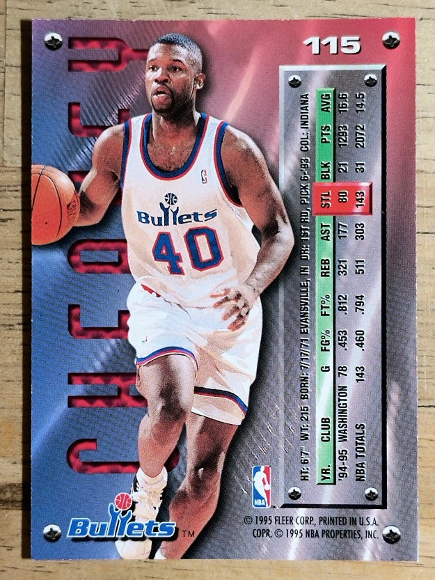1995-96 Metal #115 Calbert Cheaney