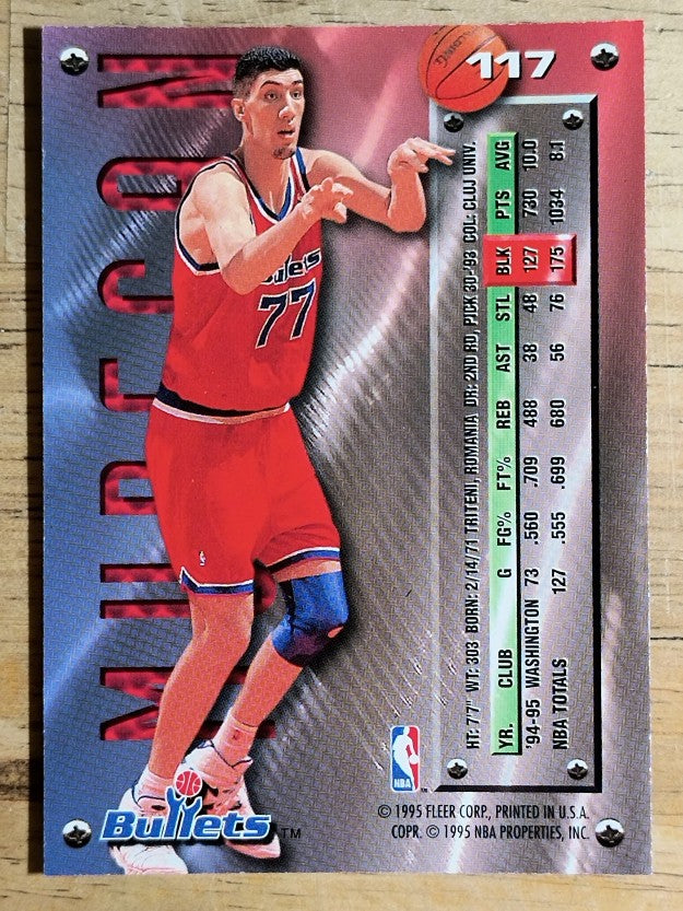 1995-96 Metal #117 Gheorghe Muresan