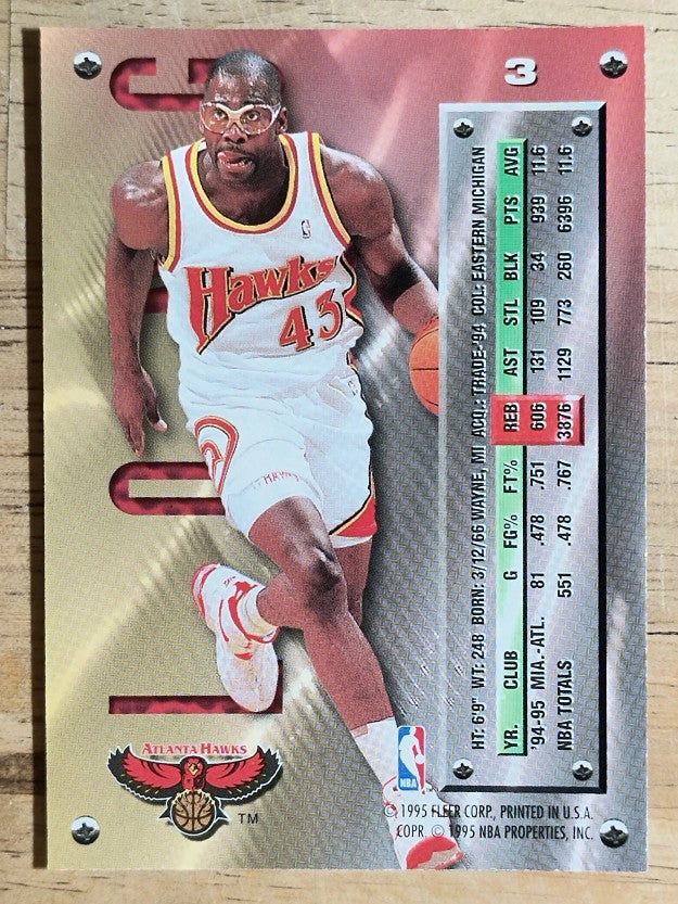1995-96 Metal Silver Spotlight #3 Grant Long
