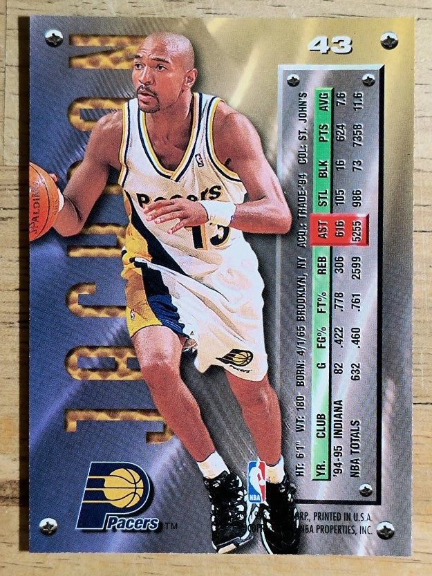 1995-96 Metal Silver Spotlight #43 Mark Jackson
