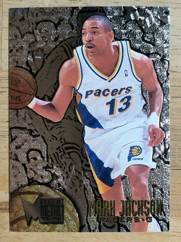 1995-96 Metal Silver Spotlight #43 Mark Jackson
