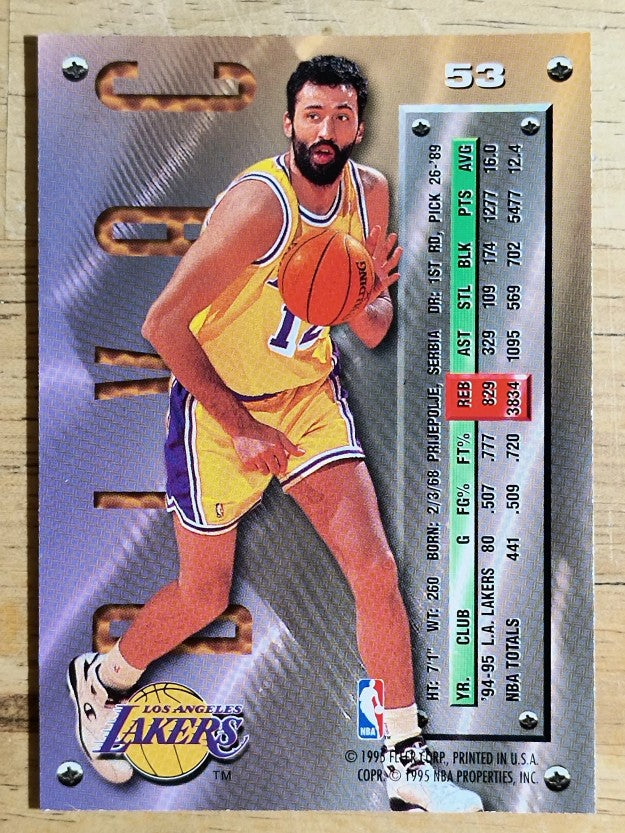 1995-96 Metal Silver Spotlight #53 Vlade Divac