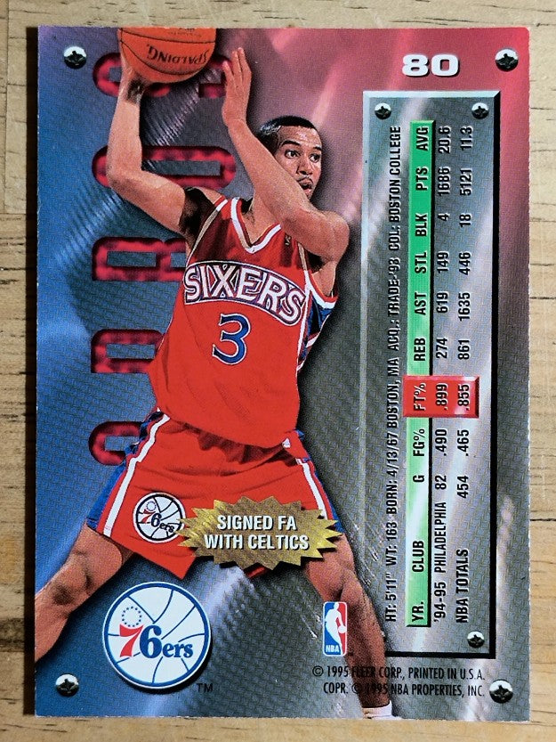 1995-96 Metal Silver Spotlight #80 Dana Barros