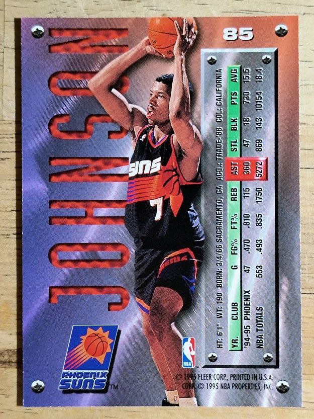 1995-96 Metal Silver Spotlight #85 Kevin Johnson