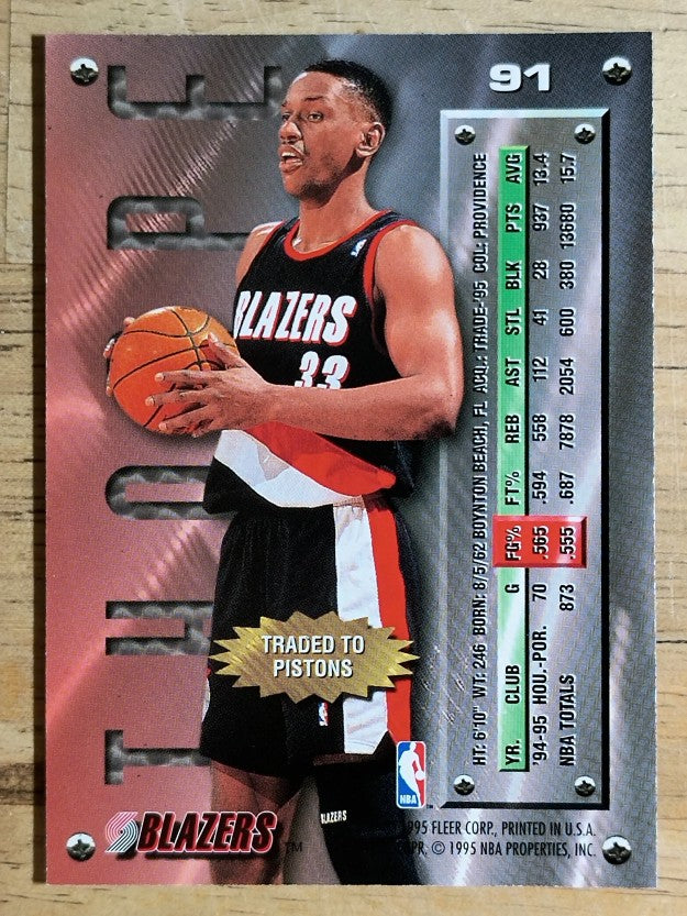 1995-96 Metal Silver Spotlight #91 Otis Thorpe