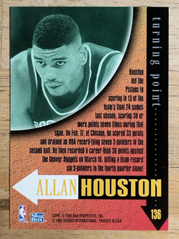 1995-96 SkyBox Premium #136 Allan Houston TP