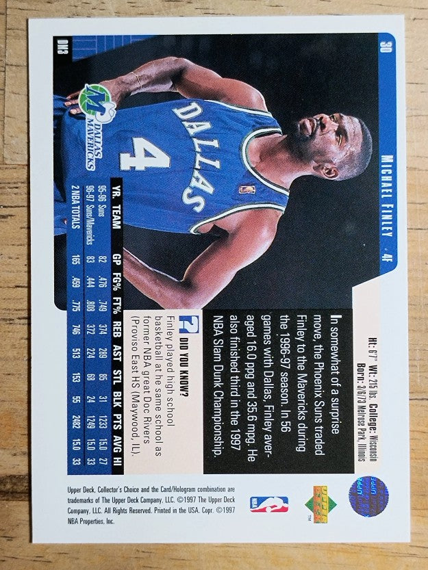 1997-98 Collector's Choice #30 Michael Finley