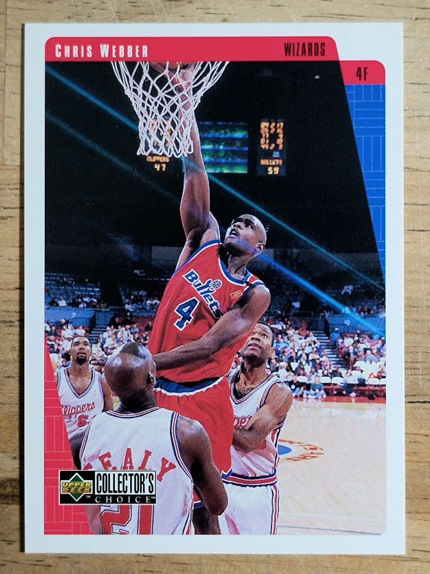 1997-98 Collector's Choice #155 Chris Webber