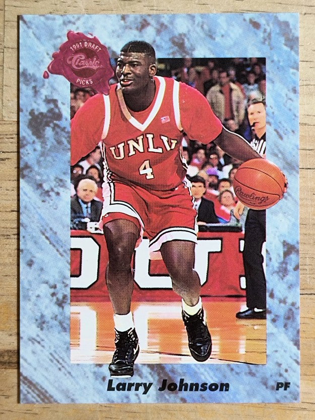 1991 Classic Four Sport French #149 Larry Johnson
