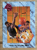 1991 Classic Four Sport French #202 Billy Owens/Larry Johnson Score Tied