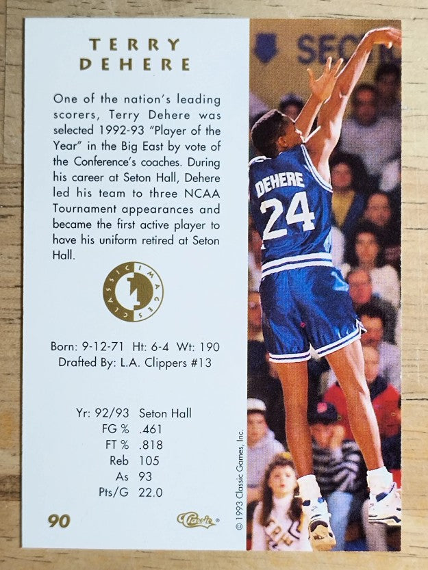 1993-94 Images Four Sport #90 Terry Dehere