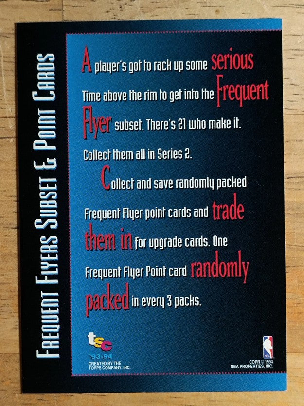 1993-94 Stadium Club Promos #NNO Frequent Flyers