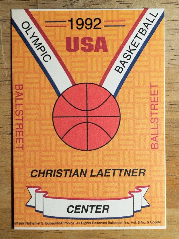 1992 Ballstreet #NNO Christian Laettner USA