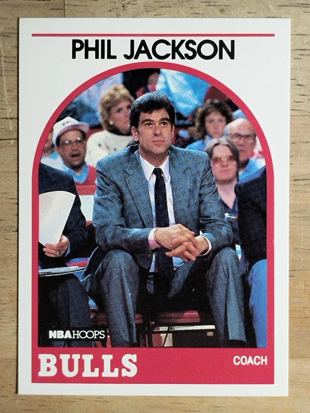 1989-90 Hoops #266 Phil Jackson CO (EXMT)