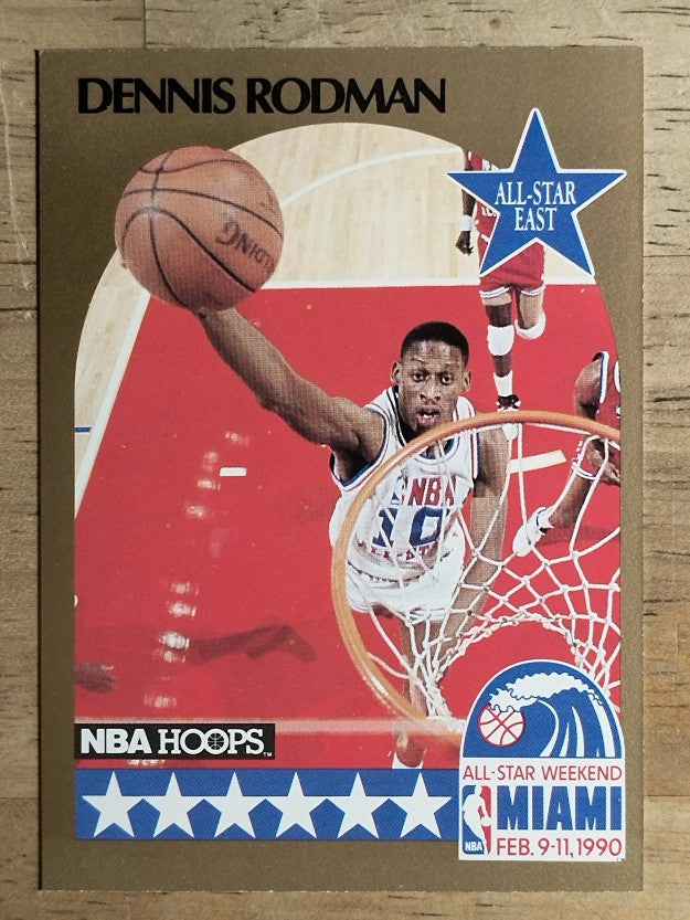 1990-91 Hoops #10 Dennis Rodman AS SP