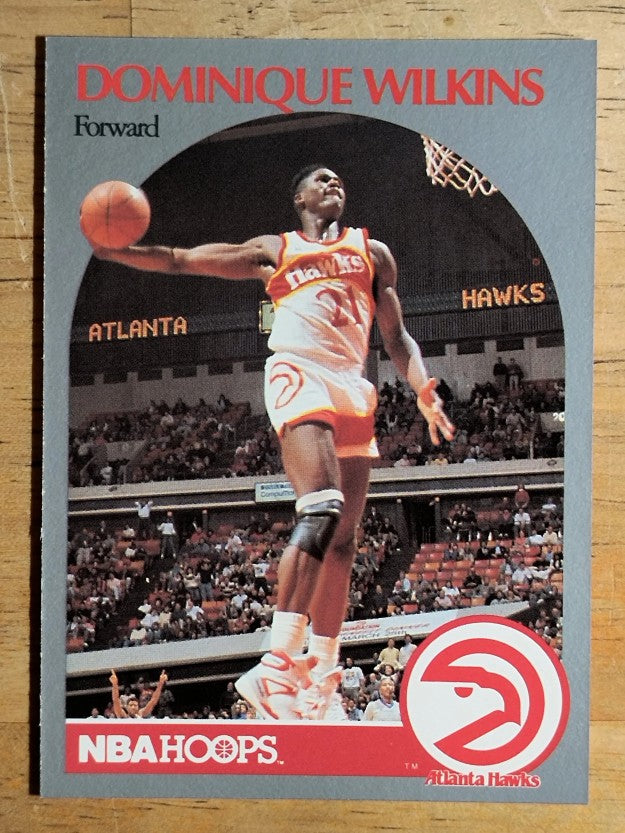 1990-91 Hoops #36 Dominique Wilkins