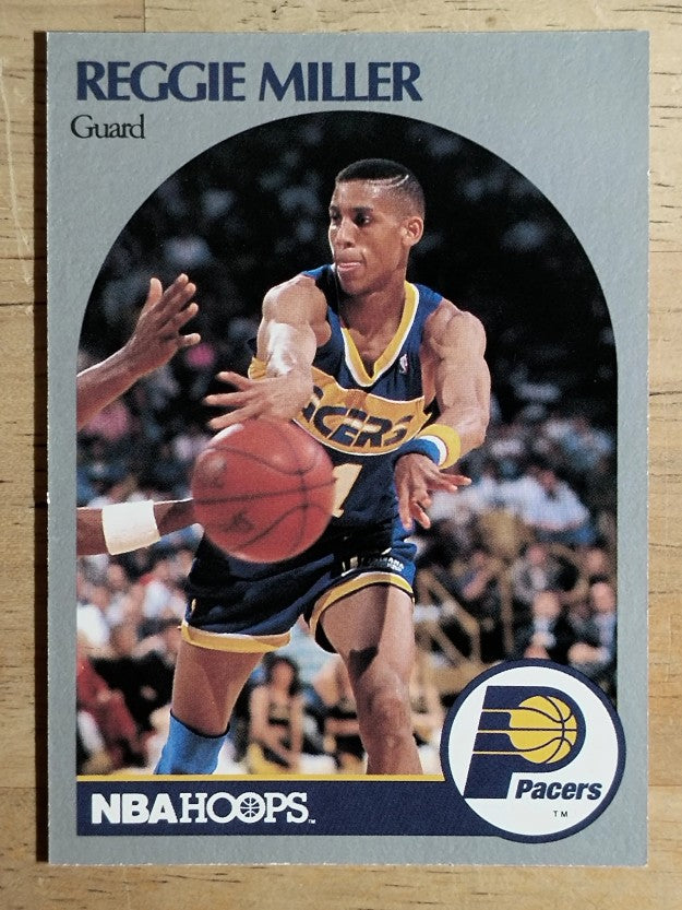 1990-91 Hoops #135 Reggie Miller