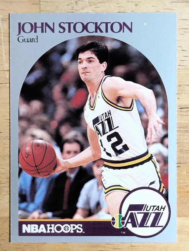 1990-91 Hoops #294 John Stockton