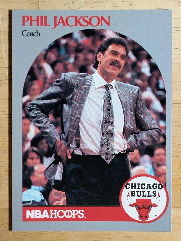 1990-91 Hoops #308 Phil Jackson CO