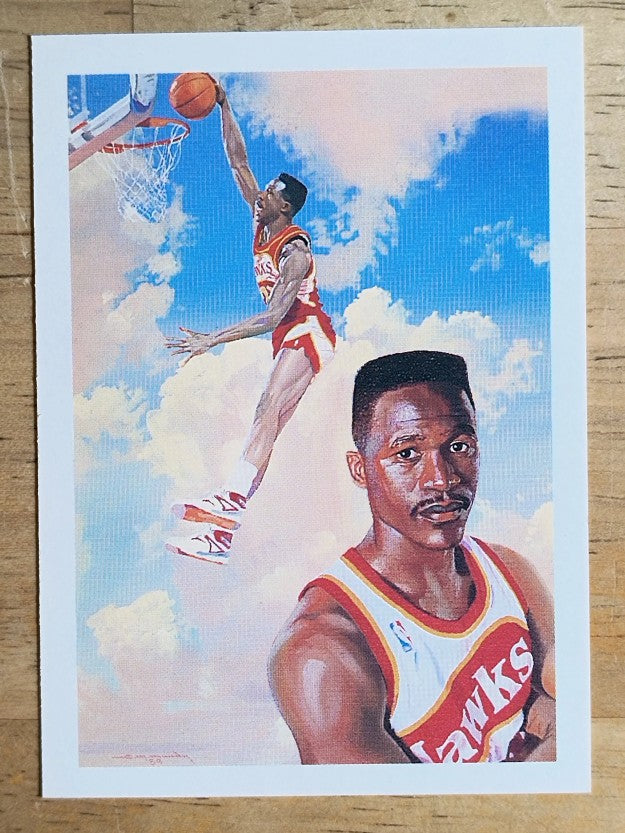 1990-91 Hoops #355 Dominique Wilkins TC