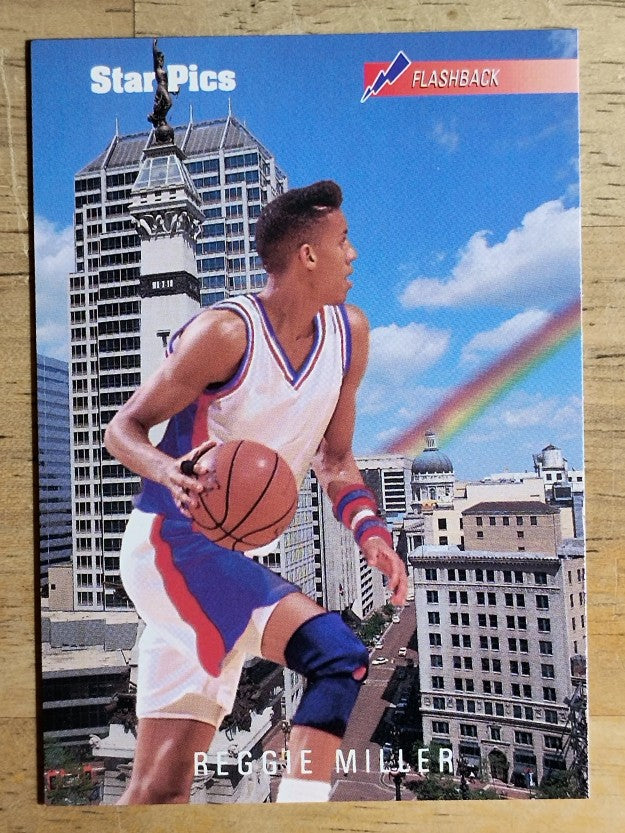 1991 Star Pics #20 Reggie Miller FLB