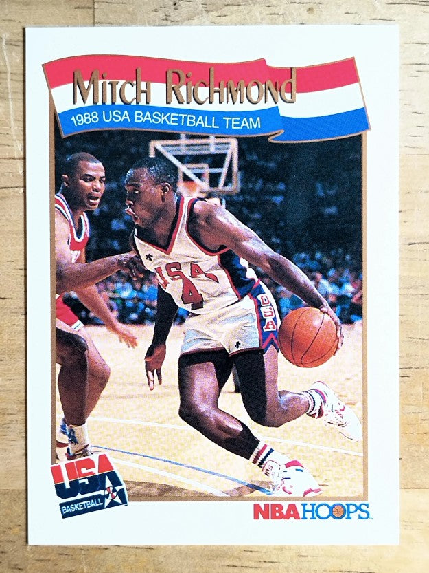 1991-92 Hoops #573 Mitch Richmond USA