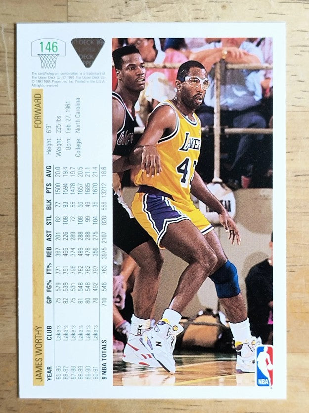1991-92 Upper Deck #146 James Worthy