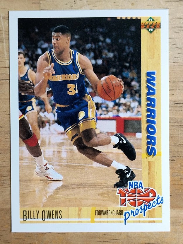 1991-92 Upper Deck #442 Billy Owens TP RC